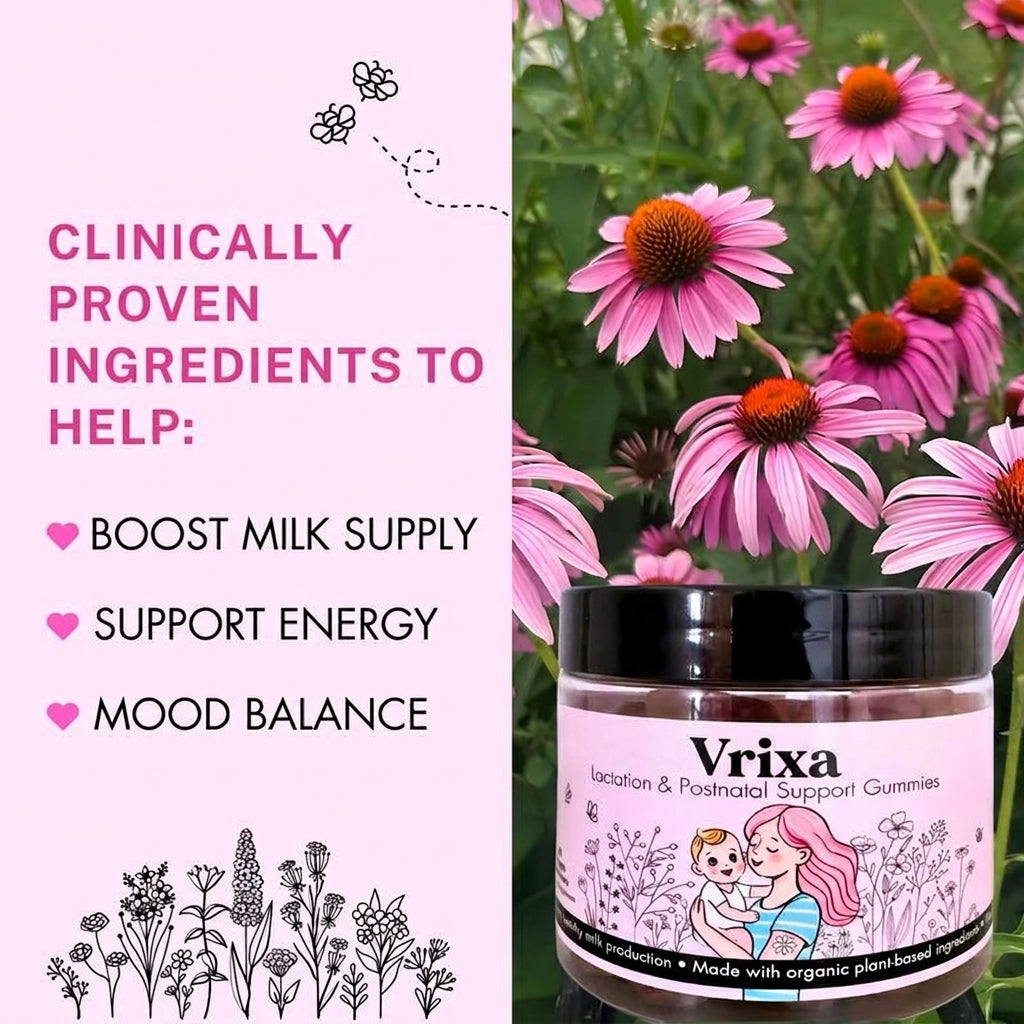 Postnatal Lactation Gummies — Boost Milk Supply Fast