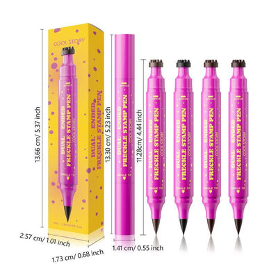 2-1 Waterproof Faux Freckle Stamp Pen — Sun-Kissed