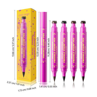 2-1 Waterproof Faux Freckle Stamp Pen — Sun-Kissed