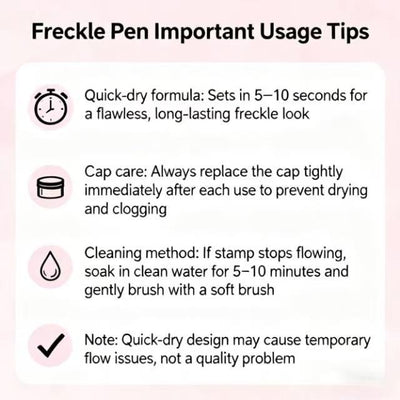 2-1 Waterproof Faux Freckle Stamp Pen — Sun-Kissed