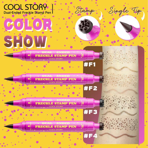 2-1 Waterproof Faux Freckle Stamp Pen — Sun-Kissed