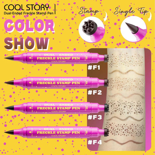 2-1 Waterproof Faux Freckle Stamp Pen — Sun-Kissed
